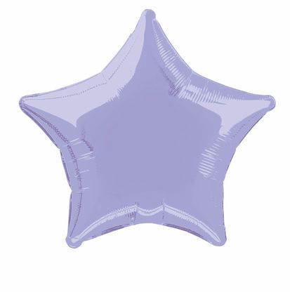 Fólia léggömb csillag levendula (nem csomagolt) 45cm