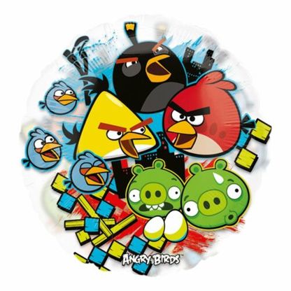 Fólia léggömb supershape Angry Birds 66cm