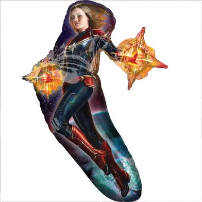 Fólia léggömb supershape Avengers Carol Danvers 68x93cm