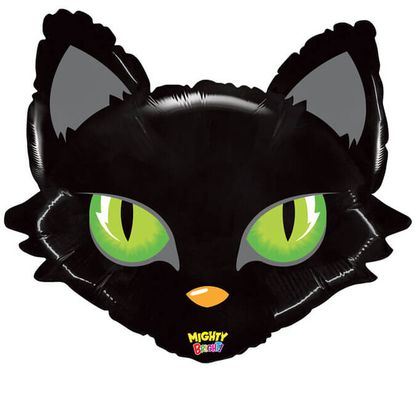 Fólia léggömb supershape Fekete macska 71cm
