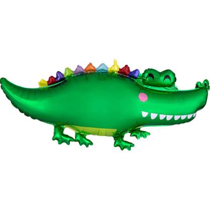 Fólia léggömb supershape Krokodil 106cm