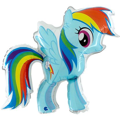 Fólia léggömb supershape My Little Pony Rainbow Dash 84cm