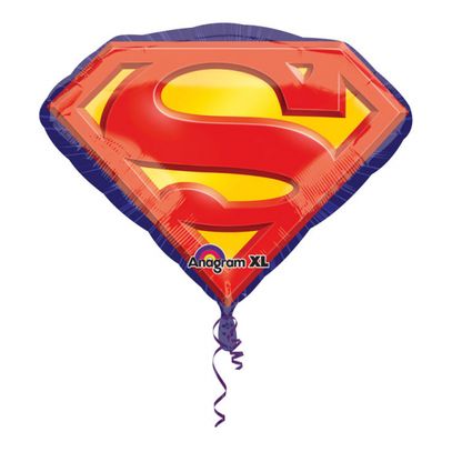 Fólia léggömb supershape Superman embléma 60x50cm