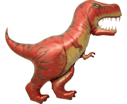 Fólia léggömb supershape T-Rex piros 110cm