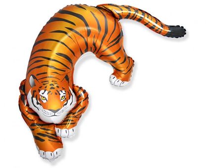 Fólia léggömb supershape Tigris 108x75cm