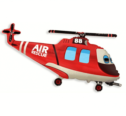 Fólia léggömb supershape Mentő helikopter 60cm