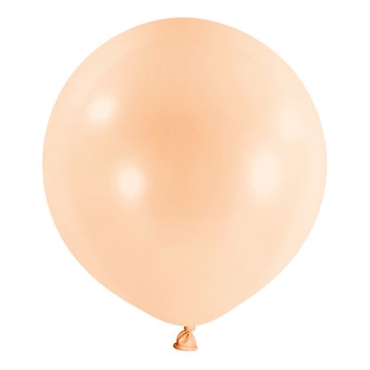Guľaté balóny broskyňovo oranžové 4ks 61cm