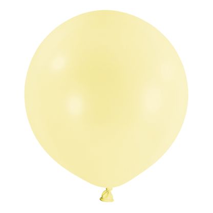 Guľaté balóny citrónovo žlté 4ks 61cm
