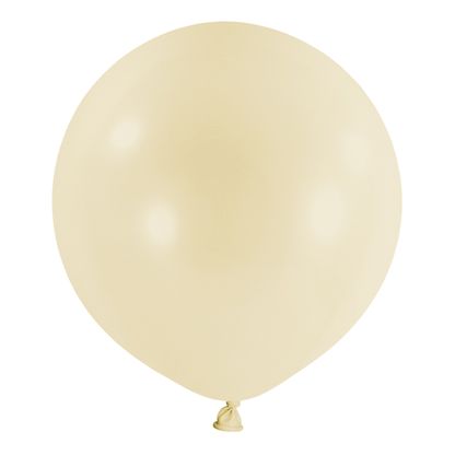 Guľaté balóny krémové 4ks 61cm