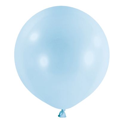 Guľaté balóny nebesky modré 4ks 61cm