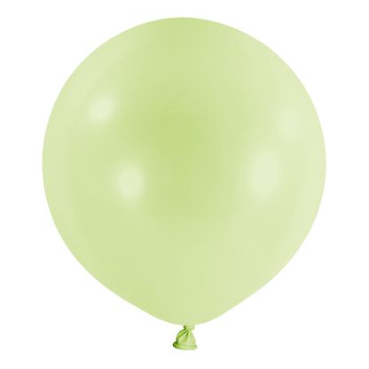 Guľaté balóny pistáciovo zelené 4ks 61cm