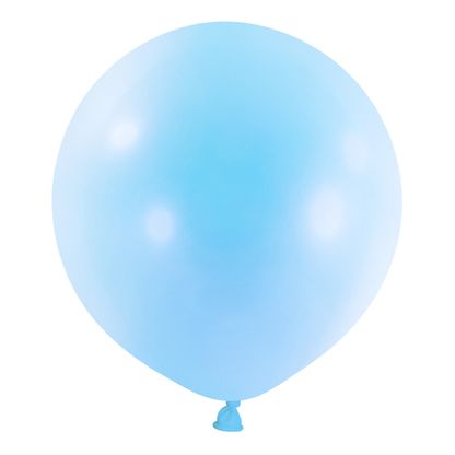 Guľaté balóny svetlomodré 4ks 61cm