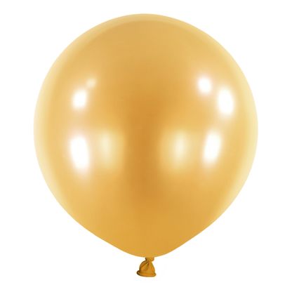 Guľaté balóny zlaté perleťové 4ks 61cm