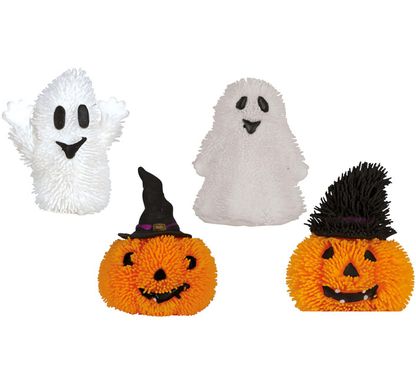 Gumi Halloween dekorációk hatásokkal 4 fajta, 7cm 12db