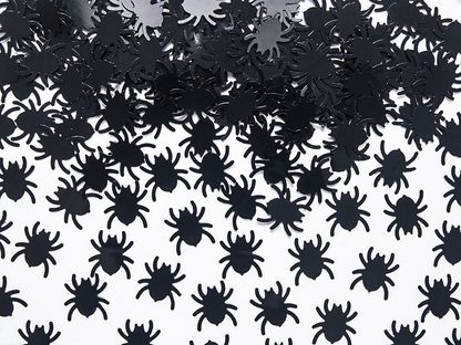 Konfetti Fekete pókok 15g
