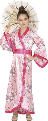 Jelmez Kimonó rózsaszín 10-12 évesre