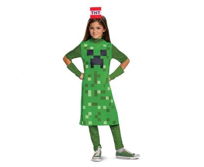 Jelmez Minecraft Creeper lányos 7-8 évesre