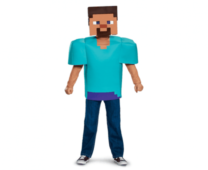 Jelmez Minecraft Steve 7-8 évesre