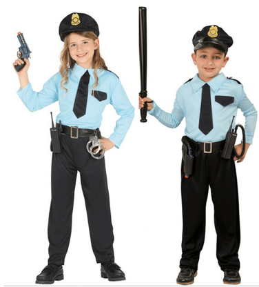 Jelmez Rendőrnő/Rendőr 7-9 évesre