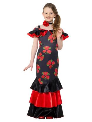 Jelmez Flamenco táncosnő 4-6 évesre