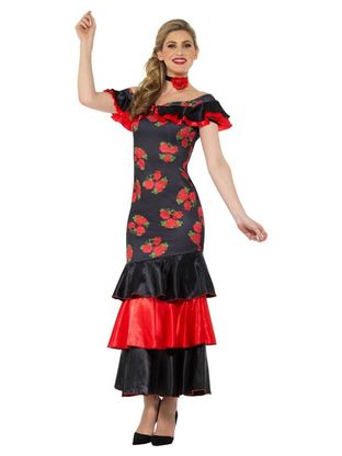 Jelmez Flamenco táncosnő S