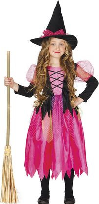 Jelmez Rózsaszín boszorkány 7-9 évesre
