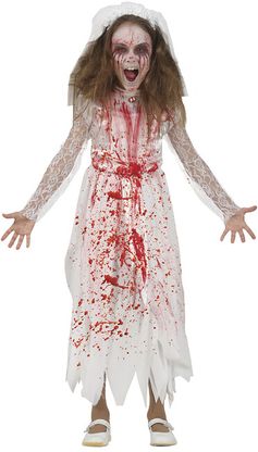 Jelmez Zombie véres menyasszony 7-9 évesre