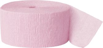 Krepp papír pasztell rózsaszín 24m x 4,5cm