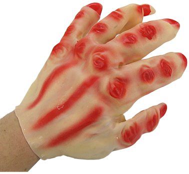 Véres kéz - maszk