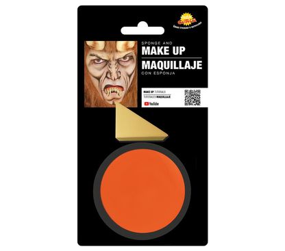 Make-up szivaccsal narancssárga 9g