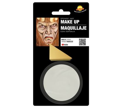 Make-up szivaccsal ezüst 9g