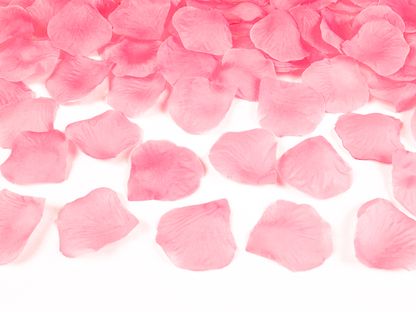 Világos rózsaszín rózsaszirmok 500db