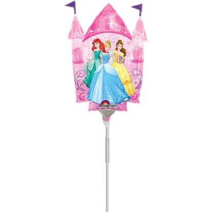 Mini fólia lufi Disney Hercegnők kastély 35cm