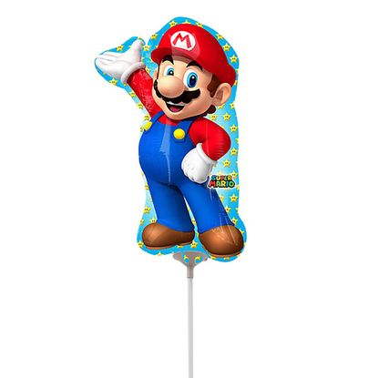 Mini fólia lufi Super Mario 35cm
