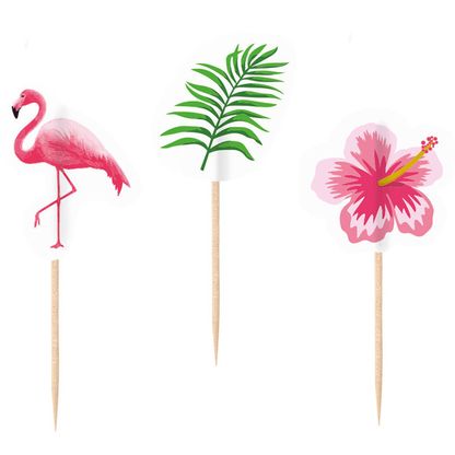Parti pálcikák Flamingó 20db