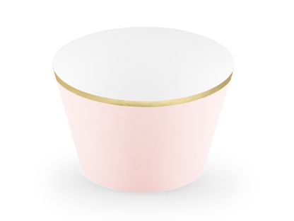 Cupcakes csomagoló Elegant Bliss rózsaszín 6db