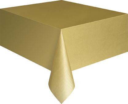Asztalterítő műanyag arany 137x274cm