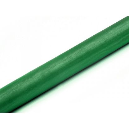Organza smaragdzöld  0,36x9m