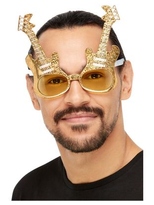 Parti szemüveg Elektromos gitár arany