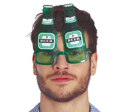 Parti szemüveg Sör zöld