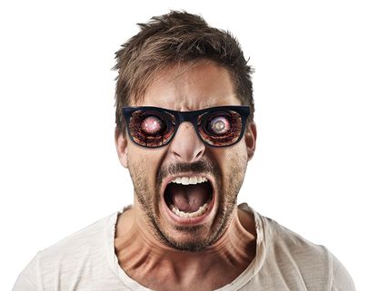 Parti szemüveg Zombie