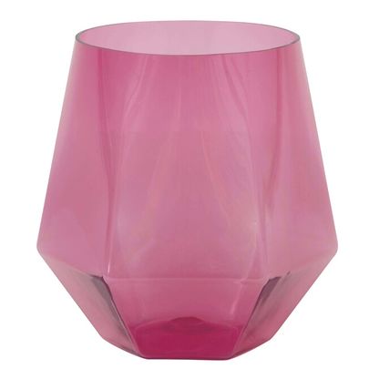 Műanyag pohár rózsaszín 350ml 1db