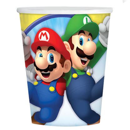 Pohár Super Mario 250ml 8db