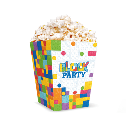 Popcorn dobozok Lego 12,5x8,5cm 6db