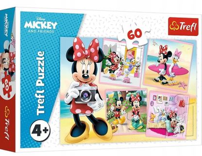 Minnie és Daisy puzzle 60 darab