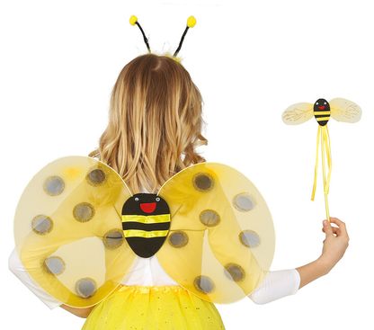Kiegészítők gyerek Méhecske jelmezhez 3db