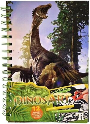 Bársonyos kifestő Dinoszaurusz