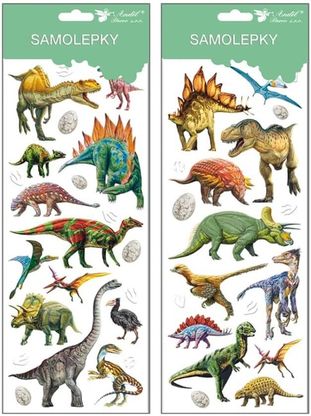 Öntapadós matricák Dinoszauruszok 30x12 cm