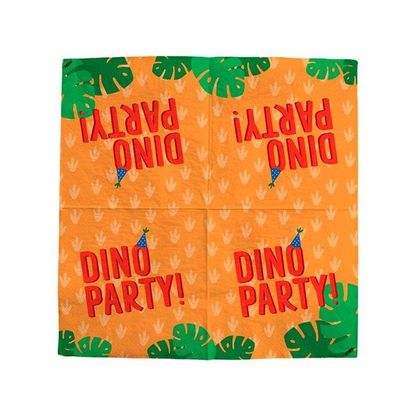 Szalvéta Dino Party 33cm 20db