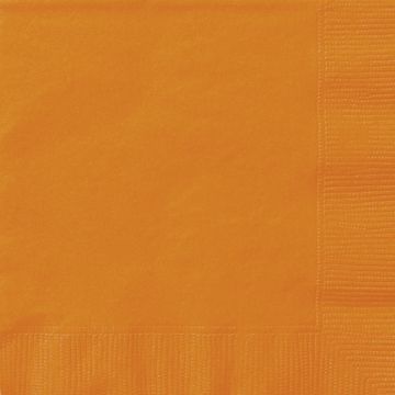 Szalvéta narancssárga 33cm 20db